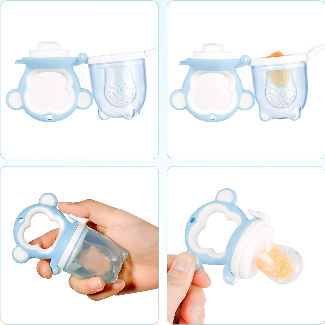 LEADSTAR grizalo z dozirnikom za sadje 2 kosa 6 nastavkov + žlička 90 ml