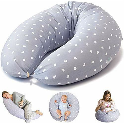 BAMIBI set cuscino gravidanza PER ALLATTAMENTO federa