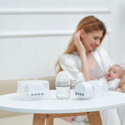 BELLABABY brezžična električna prsna črpalka v obliki školjke x2