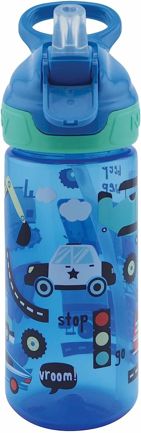 NUBY Flip-it Cup copo antivazamento de tritan com palhinha e bocal 3 l+ 360 ml