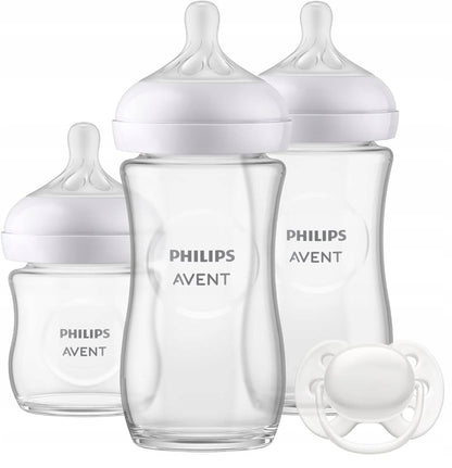 PHILIPS AVENT Natural Response komplet 3 STEKLENIČK + cuclja