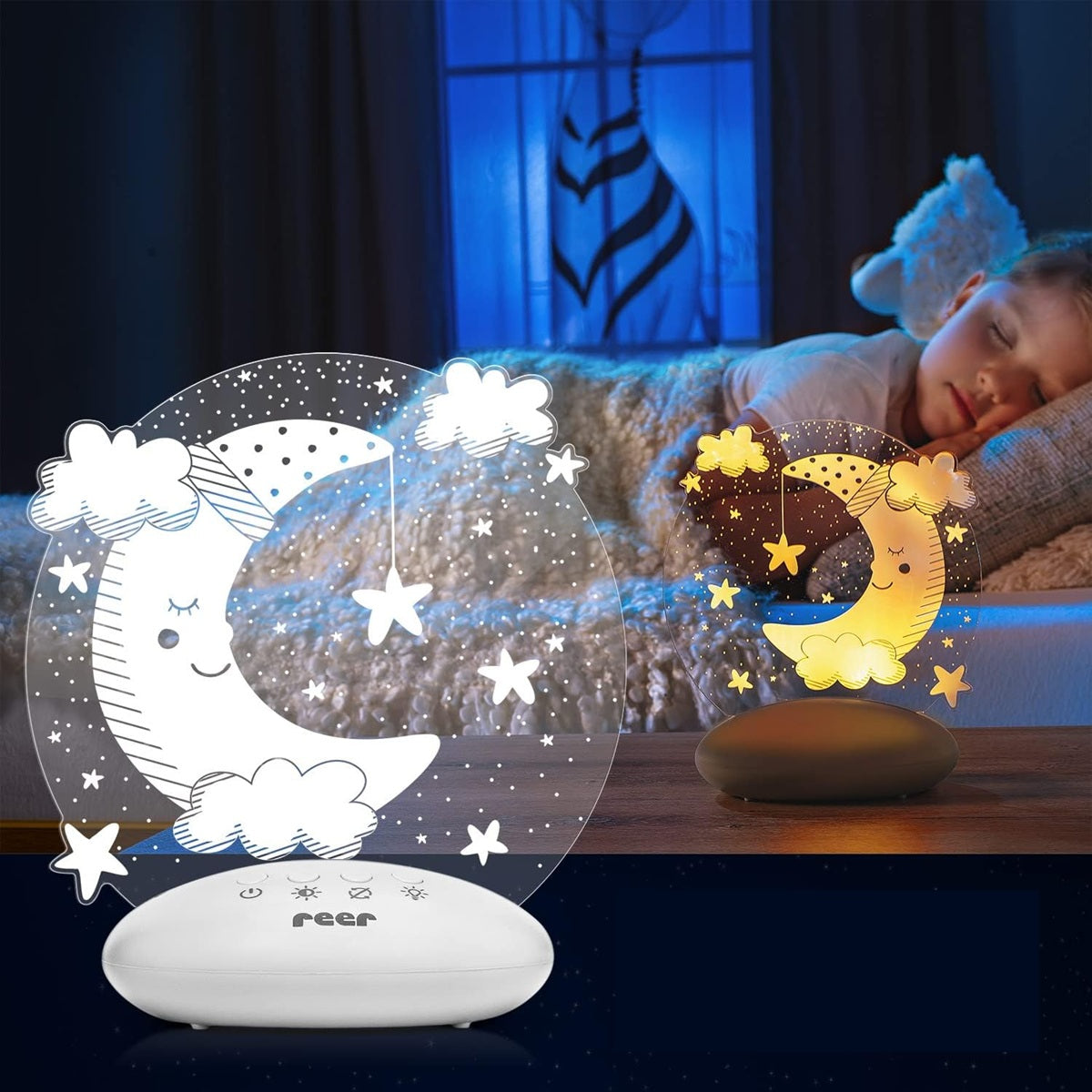 REER ColourLumy LED-Νυχτερινό Φως 5 Χρώματα ΦΕΓΓΑΡΙ