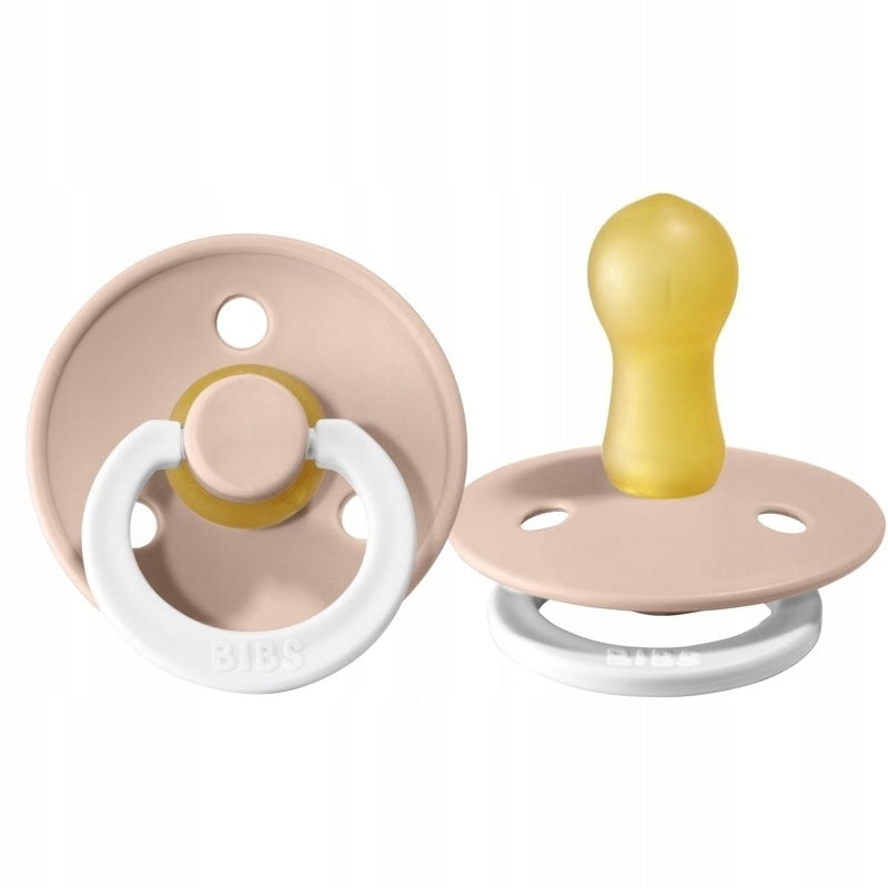 Πιπίλες BIBS COLOUR GLOW 2τμχ από φυσικό καουτσούκ 18-36 μηνών ΦΩΤΕΙΝΕΣ