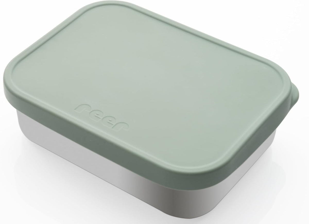 REER lunch box in acciaio inox con divisorio 700 ml 12x16 cm