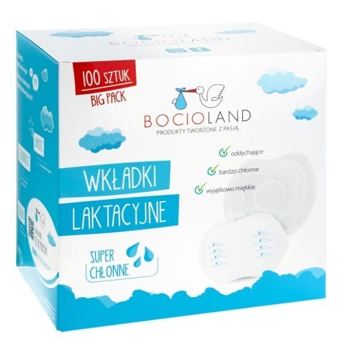 BOCIOLAND blazinice za dojenje BIG PACK 100KOS