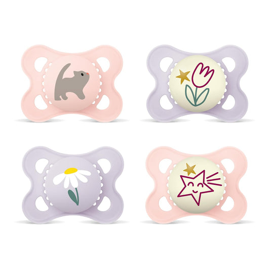 MAM Original dudlíky Day&Night 0–6m x4 SVÍTÍCÍ