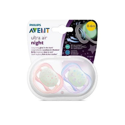 PHILIPS AVENT Ultra Air Night Schnuller x 2 6-18 Monate