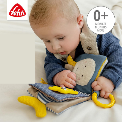 FEHN Libro sensorial Nutria Theo con espejo colgante 11 x 11 cm