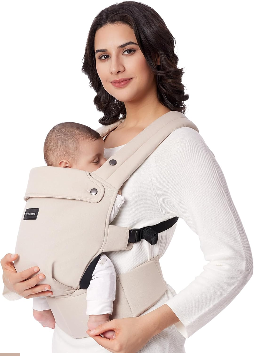 MOMCOZY portabebés ajustable para recién nacidos y bebés de 3 a 20 kg