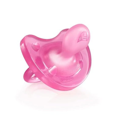 Chicco Physioforma Soft silikonový dudlík růžový 0-6m