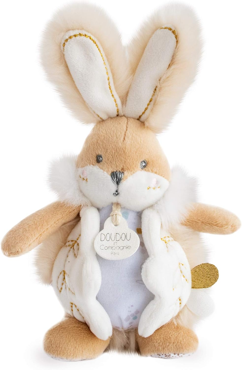 DOUDOU et Compagnie CONEJO peluche 20 cm + funda para libro de peluche
