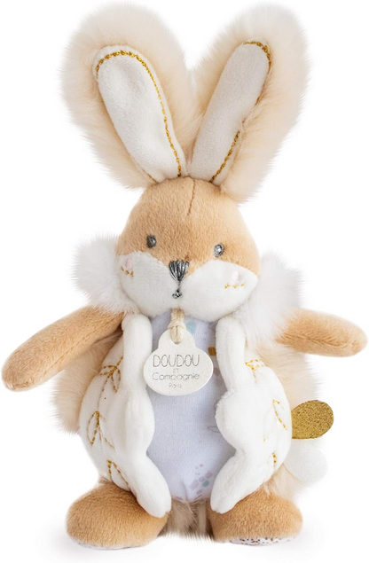DOUDOU et Compagnie CONEJO peluche 20 cm + funda para libro de peluche