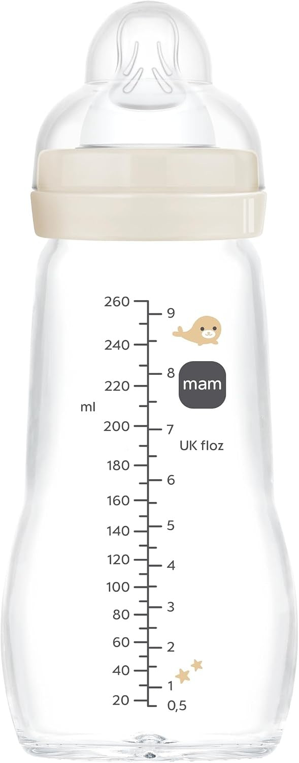 MAM Feel Good glasflaska 260 ml 2 m+ dinapp 2 HAVSDJUR