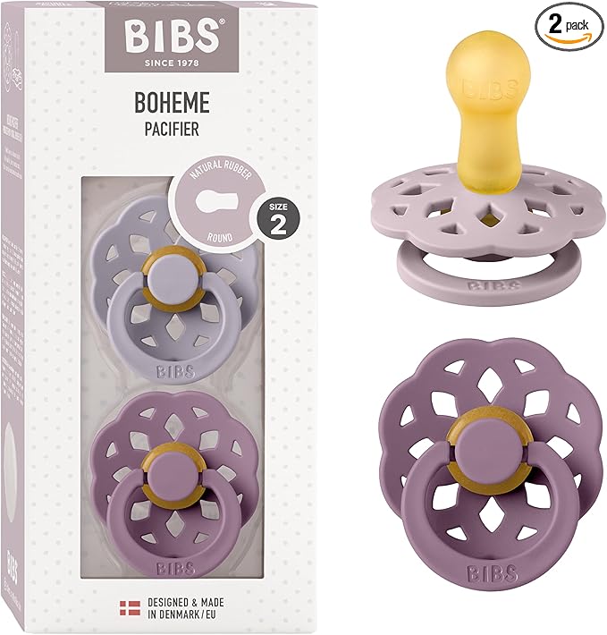 BIBS BOHEME πιπίλες 2pack καουτσούκ 6+ μηνών