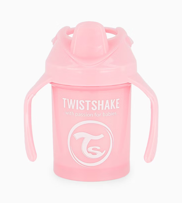 TWISTSHAKE Mini Cup lonček proti polivanju z ustnikom in mešalnikom 230 ml 4 m+