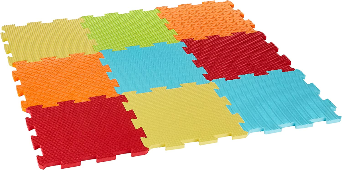LUDI Faltmatte Puzzle SENSORISCH 90x90