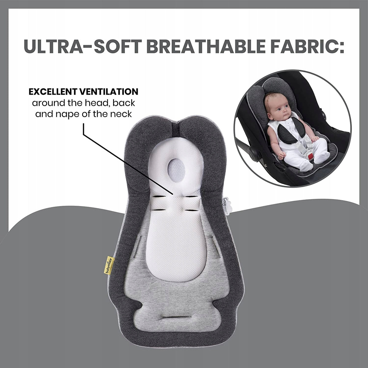BABYMOOV cosymorpho fresh SITZVERKLEINERER für Kinderwagen und Autositz