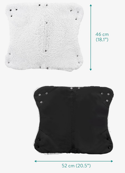 NAVARIS Kinderwagen-Handwärmer mit Fleece wasserdicht