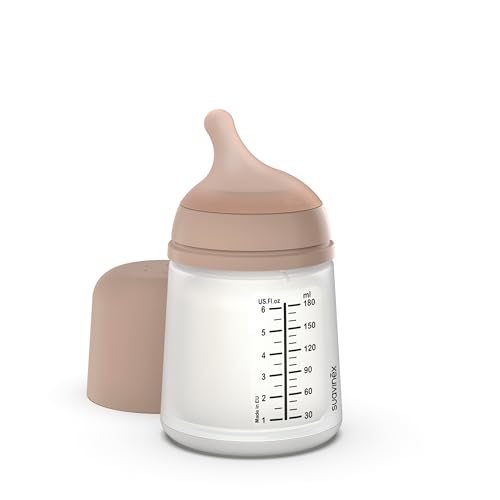 Suavinex Zero Zero antikoliková láhev 180 ml 0+ Adaptable Flow A