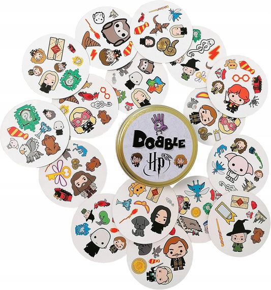 ZYGOMATIC Dobble 55 kaarten + metalen doos HARRY POTTER