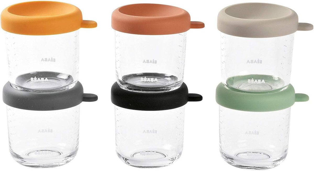 BEABA recipientes de vidrio para alimentos 6x250 ml