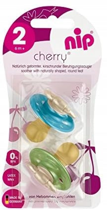 NIP CHERRY Schnuller x2 6M+