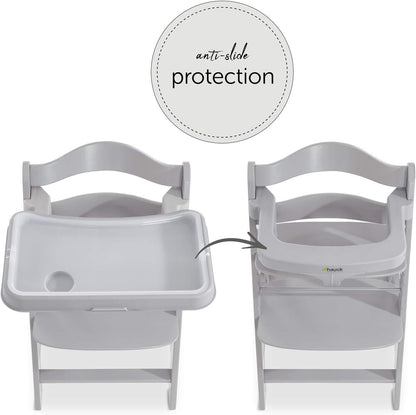 HAUCK Alpha Tray Grey επιπλέον δίσκος τραπεζιού για καρεκλάκι