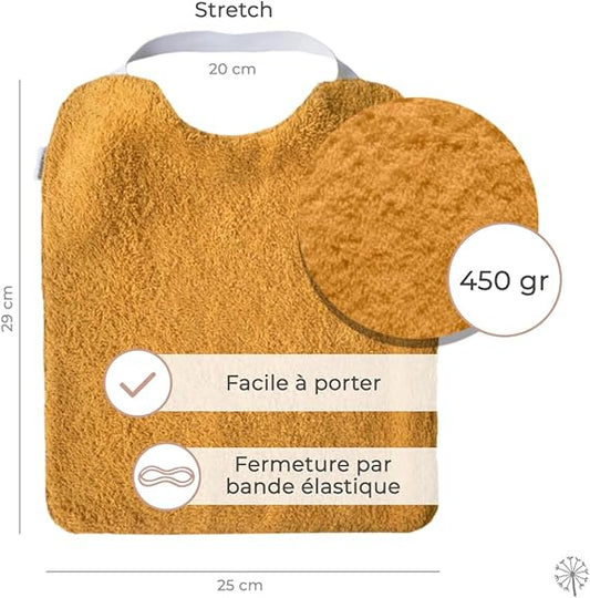 MIMUSELINA slinčki z elastiko 30x25 frotir x5