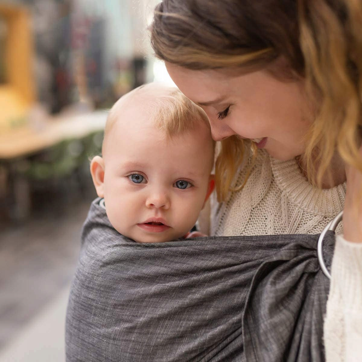 HOPPEDIZ Ring Sling Babytragetuch