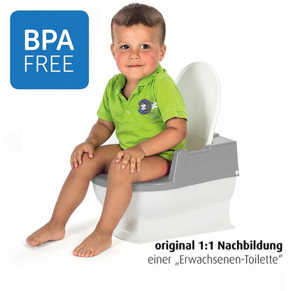 SITZFRITZ nocnik Moja Pierwsza Toaleta, BPA free, realistyczna toaleta treningowa 1:1 dla dzieci