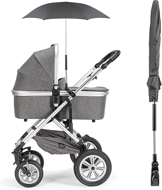 Protector de paraguas ZAMBOO para cochecito, diámetro 73 cm, protección UV