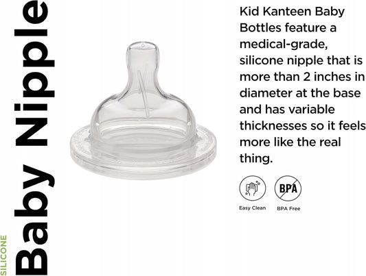 KID KANTEEN tettarelle per biberon x2 flusso medio