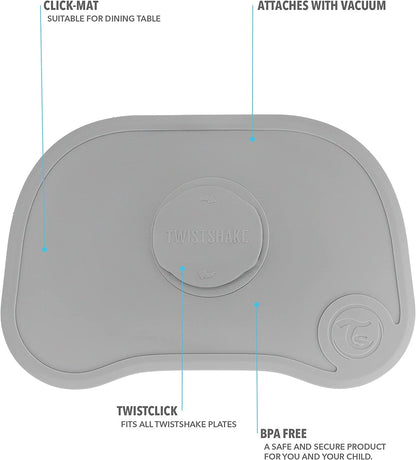 TWISTSHAKE Tischset CLICK MAT MINI mit Teller 6M+