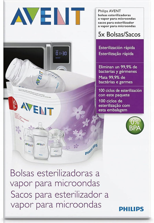 PHILIPS AVENT sacchetti per la sterilizzazione a microonde x5