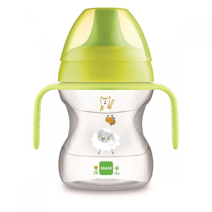 MAM Vaso antiderrame con boquilla 190 ml 6 m+ para bebés