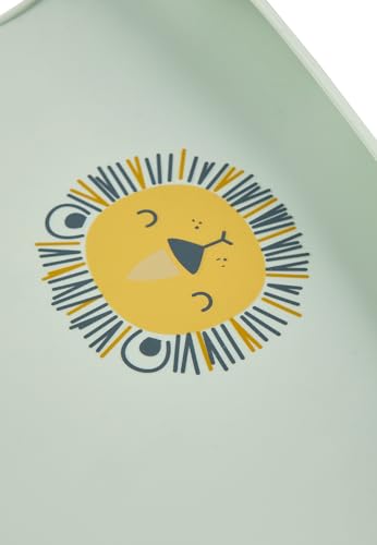 STERNTALER otroški silikonski slinček z žepkom Lev Leo, nastavljiv