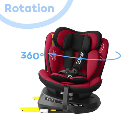 REECLE i-Size silla de coche giratoria 360° 0-12 años 40-150 cm