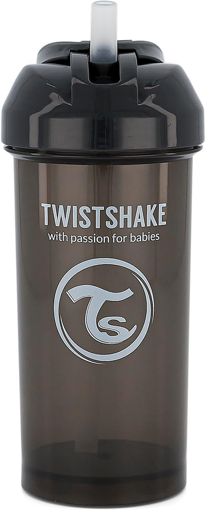 TWISTSHAKE Straw Cup lonček s slamico proti polivanju 360 ml 6 m+