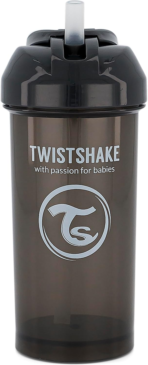 TWISTSHAKE Straw Cup nevytekajúci pohár so slamkou 360 ml 6 m+