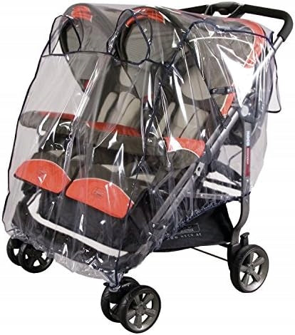 SUNNYBABY folia przeciwdeszczowa do wózków bliźniaczych