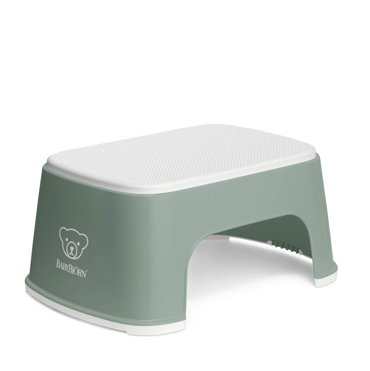 BabyBjörn Step Stool podest dla dzieci antypoślizgowy  zielono-biały