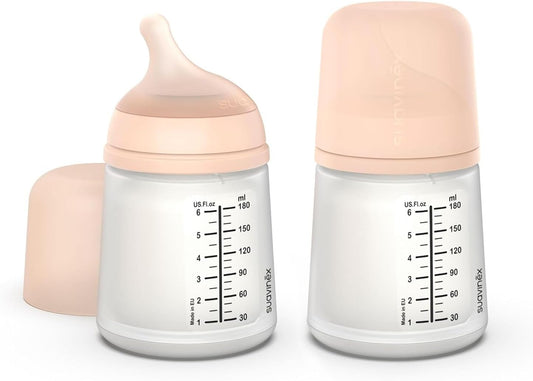 SUAVINEX bottiglia ZERO ZERO 180ml x2 Flusso Adattabile (A) O