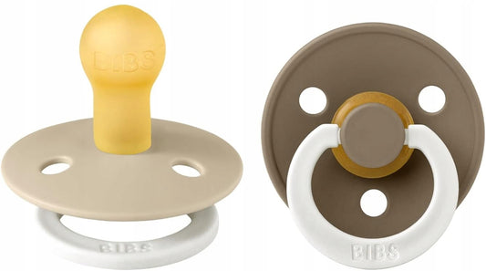 BIBS COLOUR GLOW uklidňující dudlíky 2pack kaučuk 6-18 měsíců