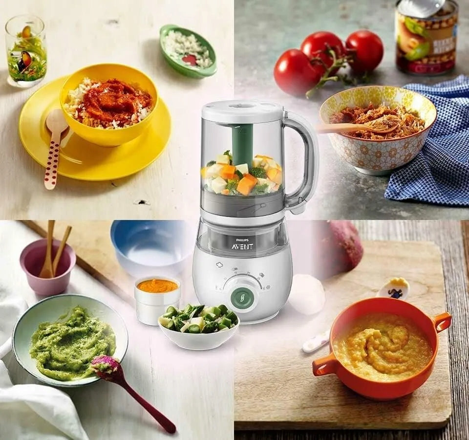 PHILIPS AVENT SCF885/01 4w1 parowar mikser podgrzewacz rozmrażacz 1000ml do przygotowania zdrowych posiłków dla dzieci