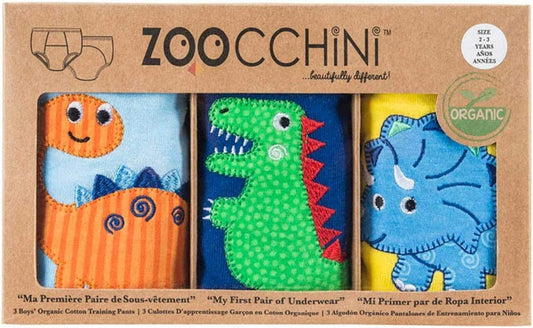 ZOOCCHINI mutandine da allenamento 3-4 anni ORGANIC