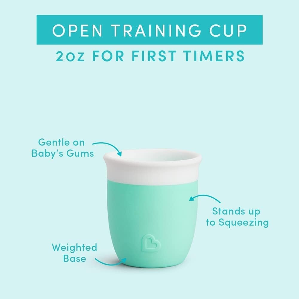 Vaso abierto 360 de silicona MUNCHKIN 4 meses+ 60 ml