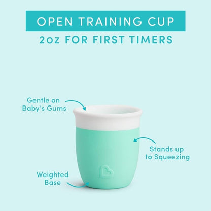 Vaso abierto 360 de silicona MUNCHKIN 4 meses+ 60 ml
