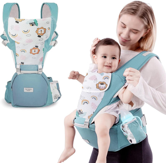NUKIED marsupio ergonomico con cintura ventrale 6 in 1
