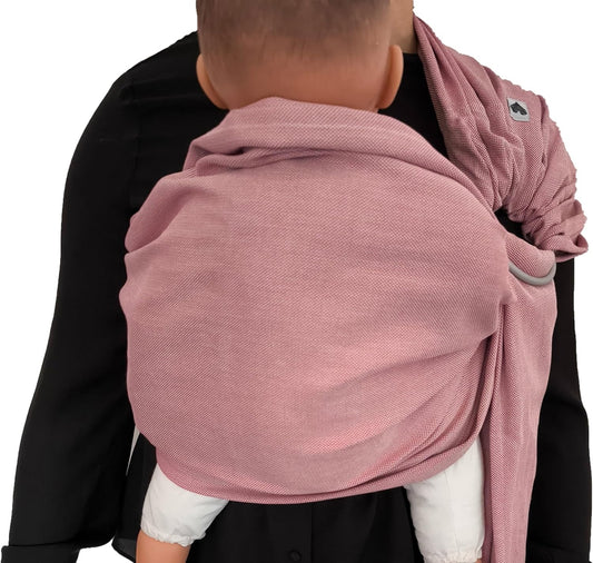SHABANY fascia ad anelli per portare il bambino COTONE BIOLOGICO
