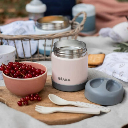 BEABA Essens-Thermobehälter 500 ml Edelstahl